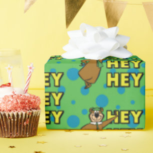 Yogi Bear Hey Hey Hey Wrapping Paper