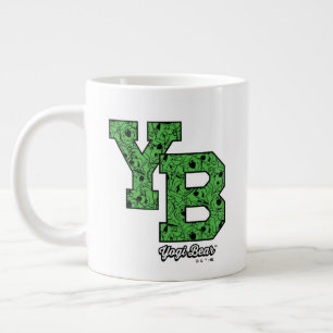 Yogi Bear Patterned Varsity Letters Large Coffee Mug