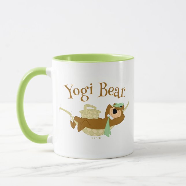 Yogi Bear Picnic Hammock Nap Time Mug (Left)