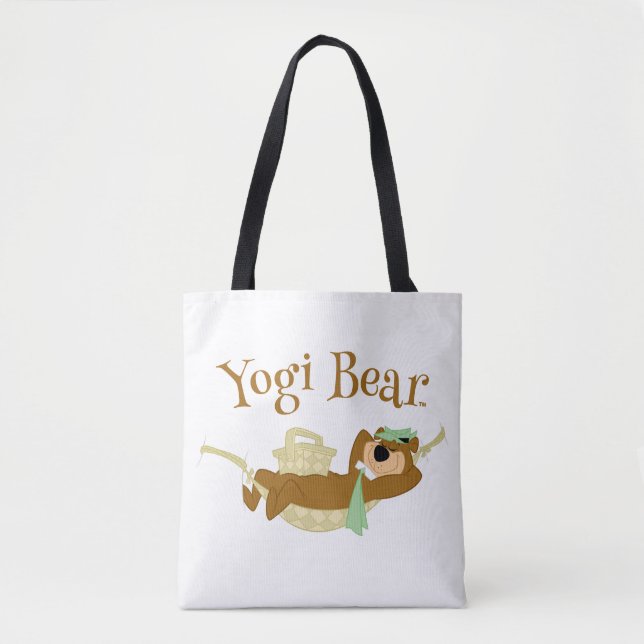 Yogi Bear Picnic Hammock Nap Time Tote Bag (Front)