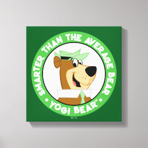 Yogi Bear Smiling Portrait Canvas Print