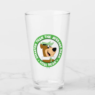 Yogi Bear Smiling Portrait Glass