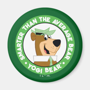 Yogi Bear Smiling Portrait Magnet