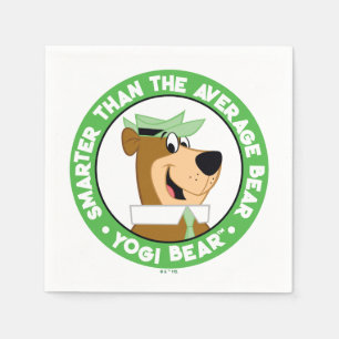 Yogi Bear Smiling Portrait Napkin