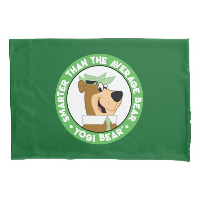 Yogi Bear Smiling Portrait Pillowcase (Front)