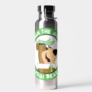 Yogi Bear Smiling Portrait Water Bottle