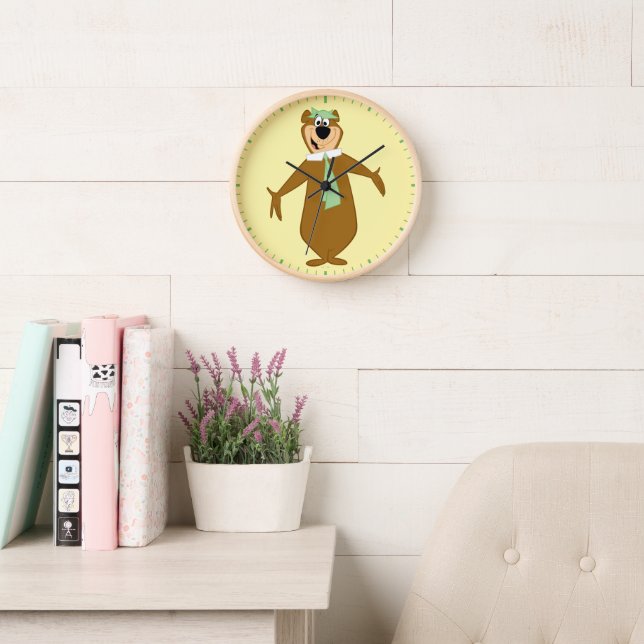 Yogi Bear Welcome Clock (Reading Room)