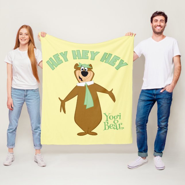 Yogi Bear Welcome Fleece Blanket (In Situ)