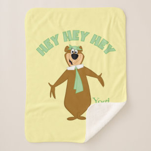 Yogi Bear Welcome Sherpa Blanket