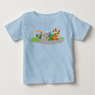 Yogi Bear's Great Picnic Basket Escape Baby T-Shirt