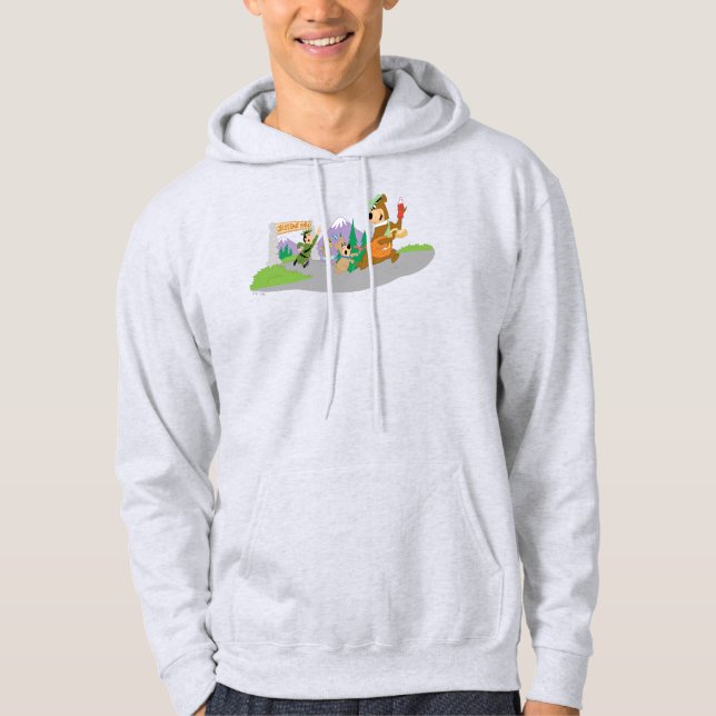 Yogi Bear's Great Picnic Basket Escape Hoodie (Front)