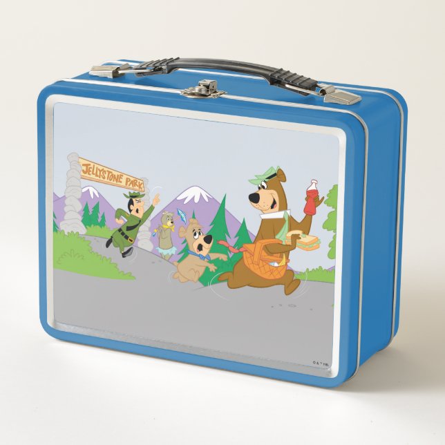 Yogi Bear's Great Picnic Basket Escape Metal Lunch Box (Front)