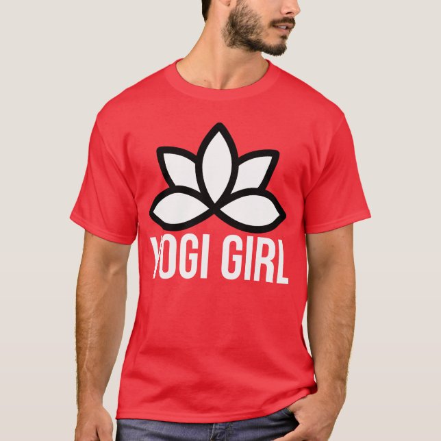 Yogi Girl music retro T-Shirt (Front)