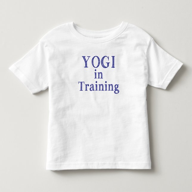Yogi in Training Toddler Tee (Front)