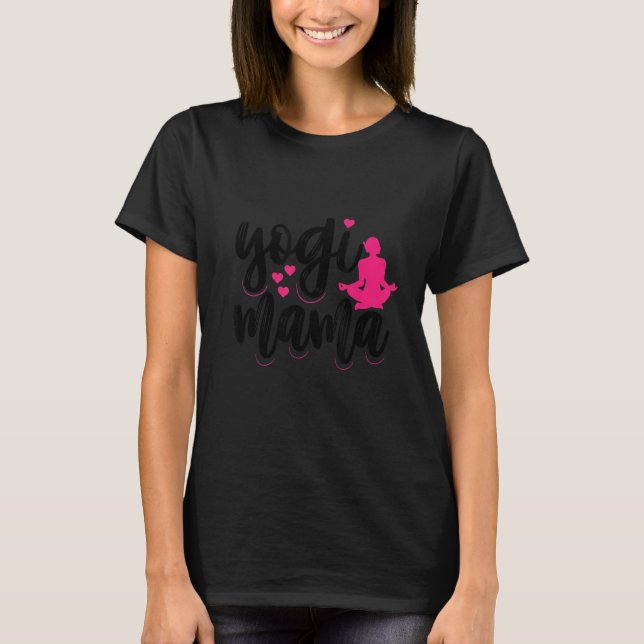 Yogi Mama Yoga Mum Yoga T-Shirt (Front)