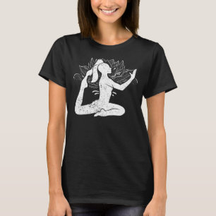 Yogi Meditation Lotus Flower Blossom Zen Buddhist T-Shirt