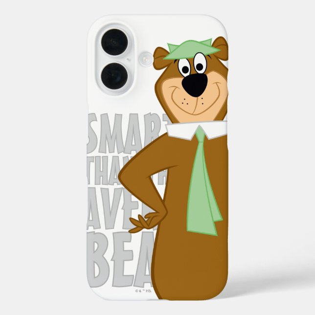 Yogi "Smarter Than The Average Bear" Case-Mate iPhone Case (Back)