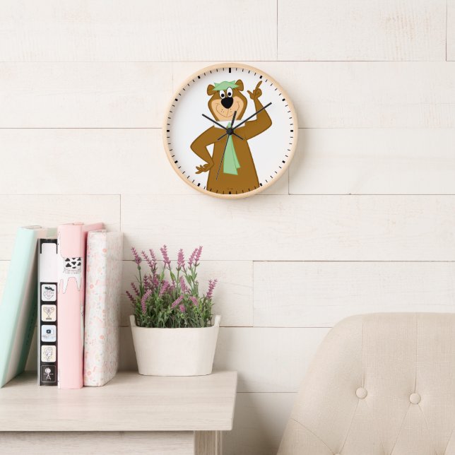 Yogi "Smarter Than The Average Bear" Clock (Reading Room)