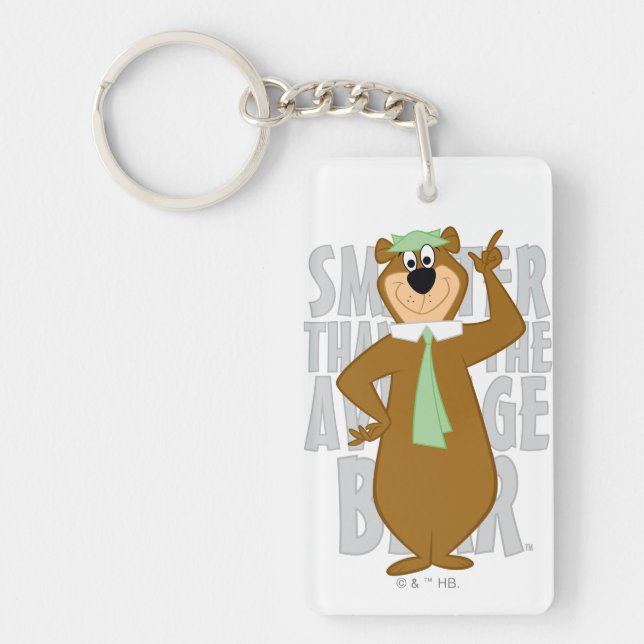 Yogi "Smarter Than The Average Bear" Key Ring (Front)