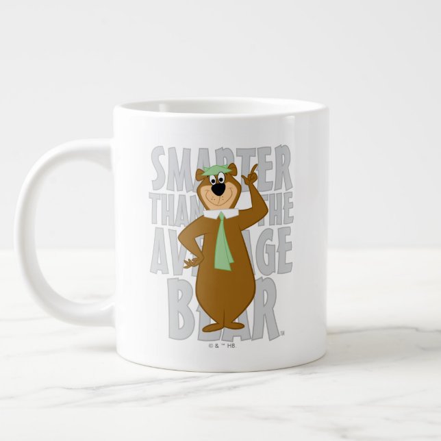 Yogi "Smarter Than The Average Bear" Large Coffee Mug (Left)