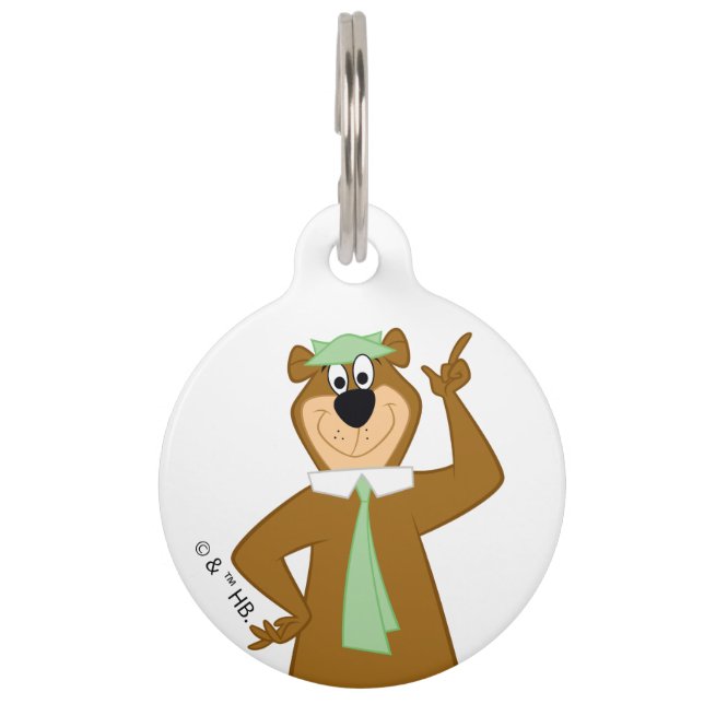 Yogi "Smarter Than The Average Bear" Pet Tag (Front)