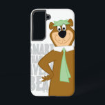 Yogi "Smarter Than The Average Bear" Samsung Galaxy Case<br><div class="desc">Yogi Bear is here to brighten your day with this fun and classic artwork! Featuring the loveable, picnic basket-loving bear in his signature green hat and tie, striking a confident and cheerful pose, this design captures the playful charm of Jellystone Park’s favourite resident. With its retro animation style and bold...</div>
