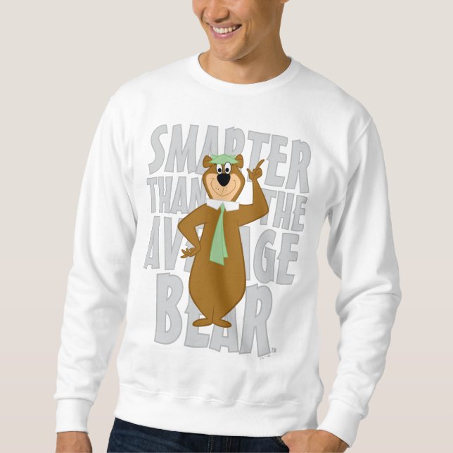 Yogi "Smarter Than The Average Bear" Sweatshirt (Front)