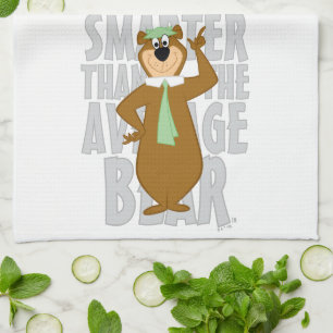 Yogi "Smarter Than The Average Bear" Tea Towel
