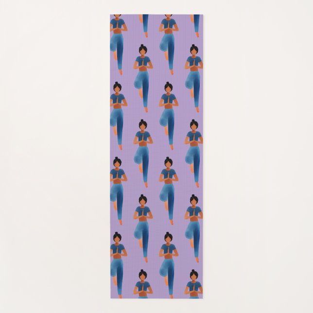 Yogini Asana Yoga  Yoga Mat (Front)