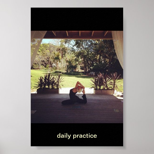 yogini: daily practice poster (Front)