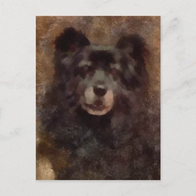 Yogis Last Portrait Postcard (Front)