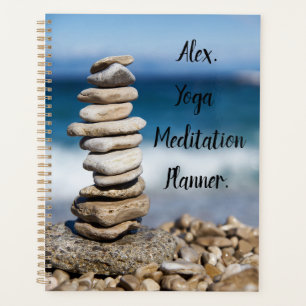 Yogo stones. Alex. Personalise Yoga Meditation Planner