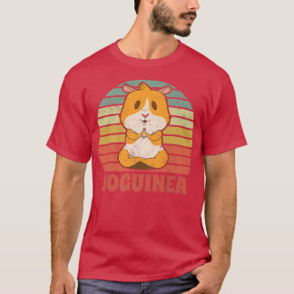 Yoguinea Cute Guinea Pig Rodent Pet Yoga Meditatio T-Shirt