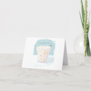 yogurt-based drink containing Sanamuji fruit Note Card