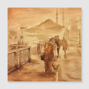 Yogurt Delivery In Istanbul Painting Historical Ar