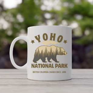 Yoho Bear Design for Nature Lovers – BC Wilderness Coffee Mug