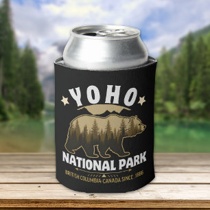 Yoho National Park Bear Design – British Columbia  Can Cooler
