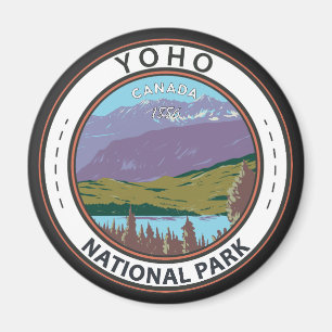 Yoho National Park Canada Badge Magnet