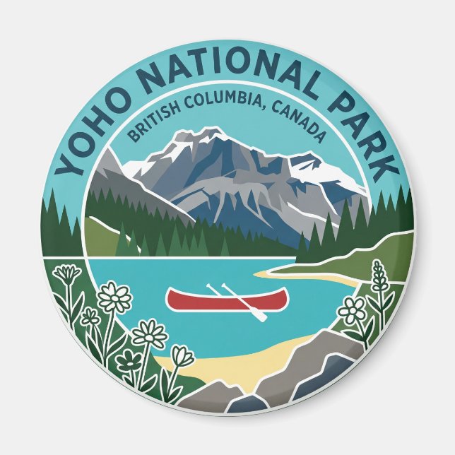 Yoho National Park Canada Magnet (Front)