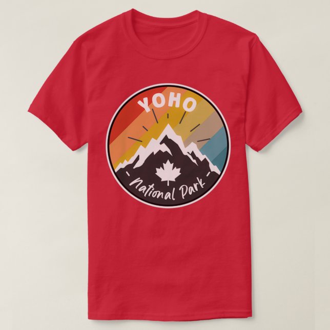 Yoho National Park Canada T-Shirt (Design Front)