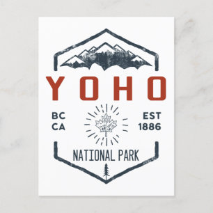 Yoho National Park Canada Vintage Postcard