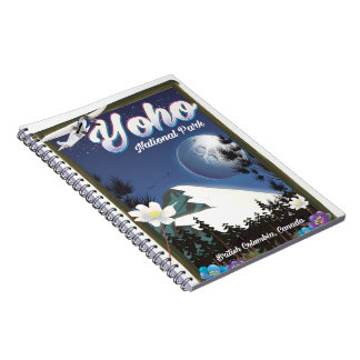 Yoho National Park Canada Vintage travel poster Notebook