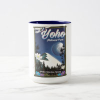 Yoho National Park Canada Vintage travel poster