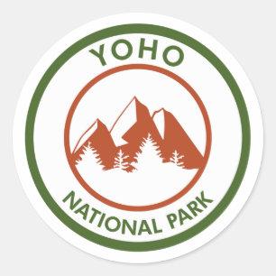 Yoho National Park Classic Round Sticker