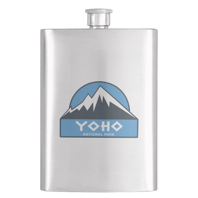 Yoho National Park Hip Flask (Front)
