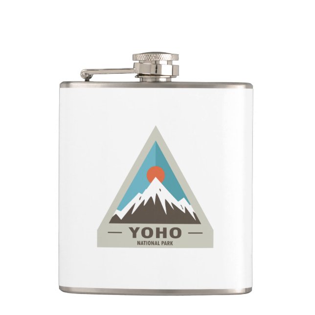 Yoho National Park Hip Flask (Front)
