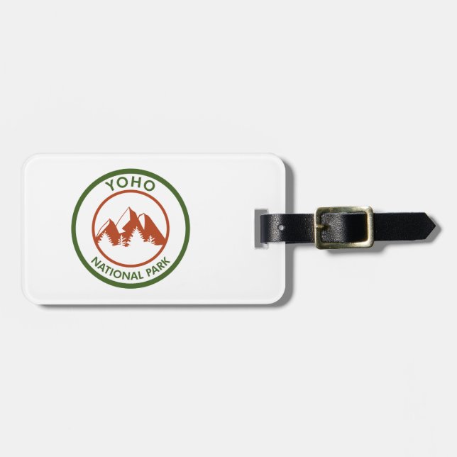 Yoho National Park Luggage Tag (Front Horizontal)