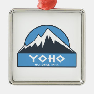 Yoho National Park Metal Tree Decoration