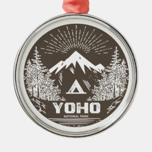 Yoho National Park Metal Tree Decoration