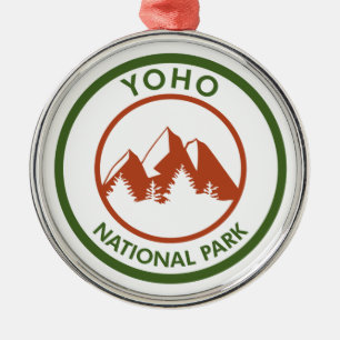 Yoho National Park Metal Tree Decoration
